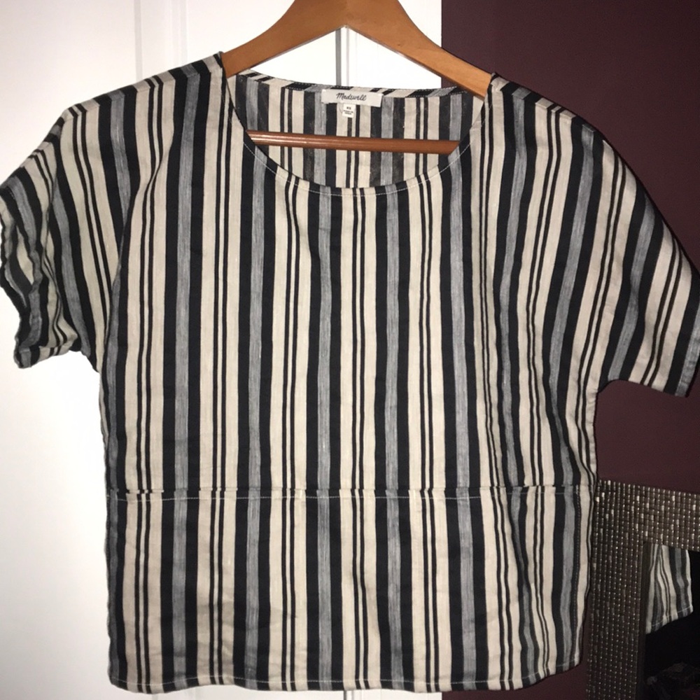 MADEWELL STRIPED SHIRT W/ POCKETS